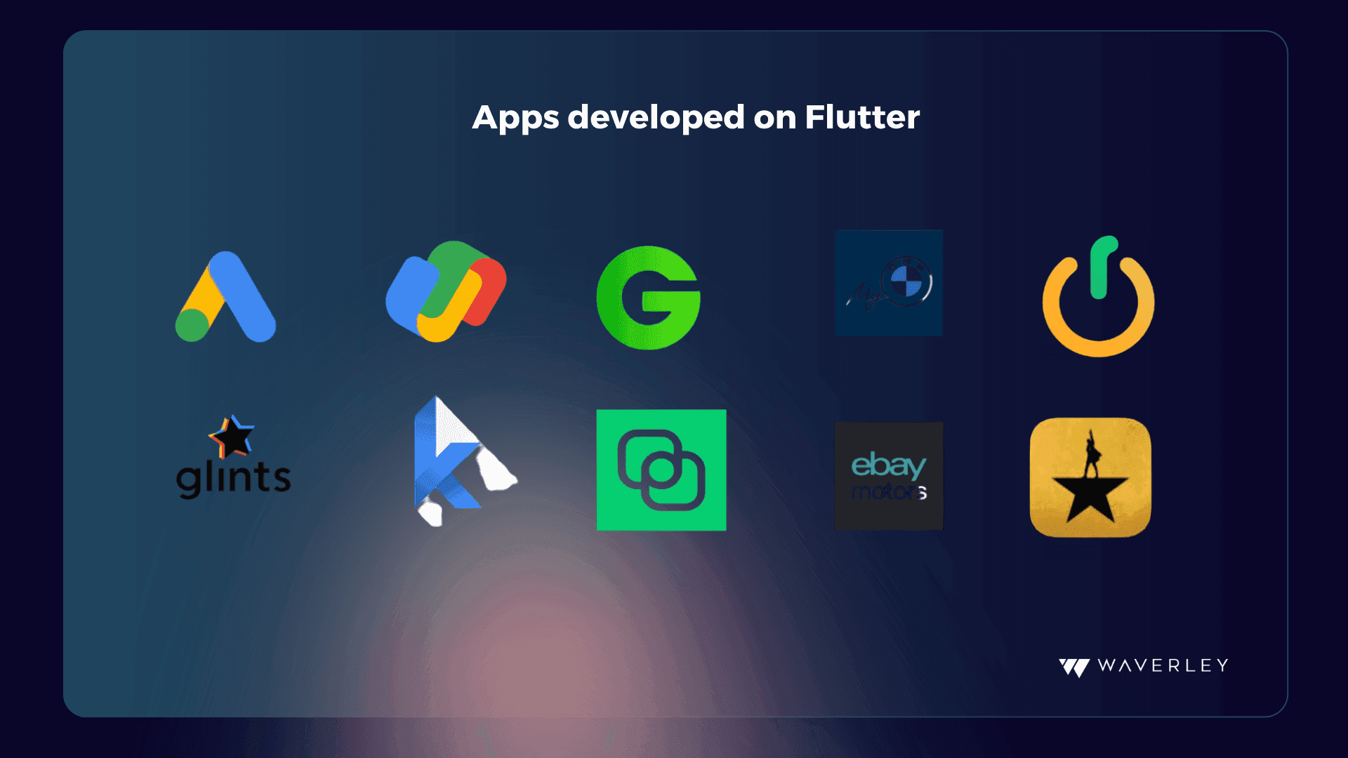 Apps developed on Flutter
