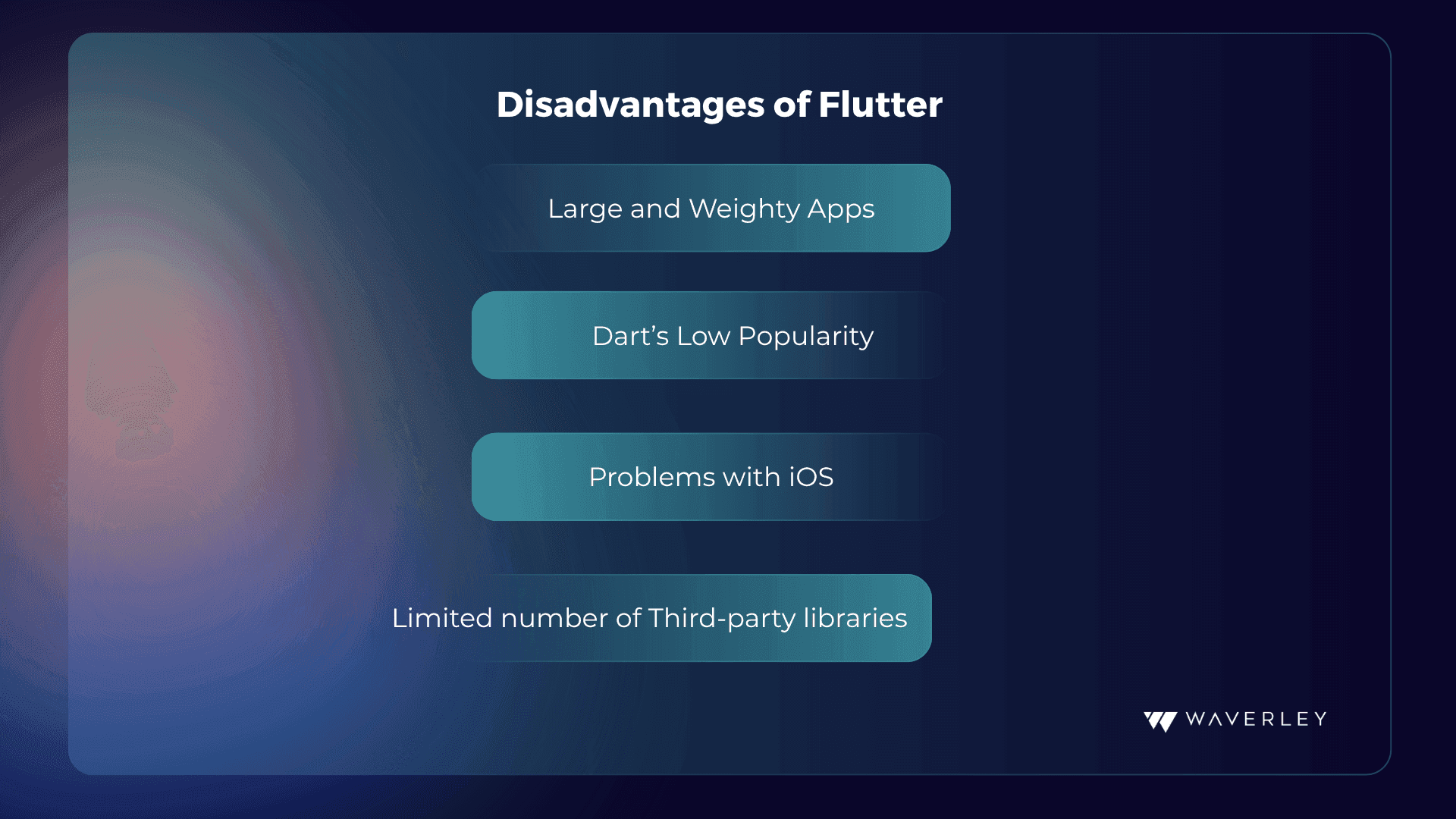 Disadvantages of Flutter