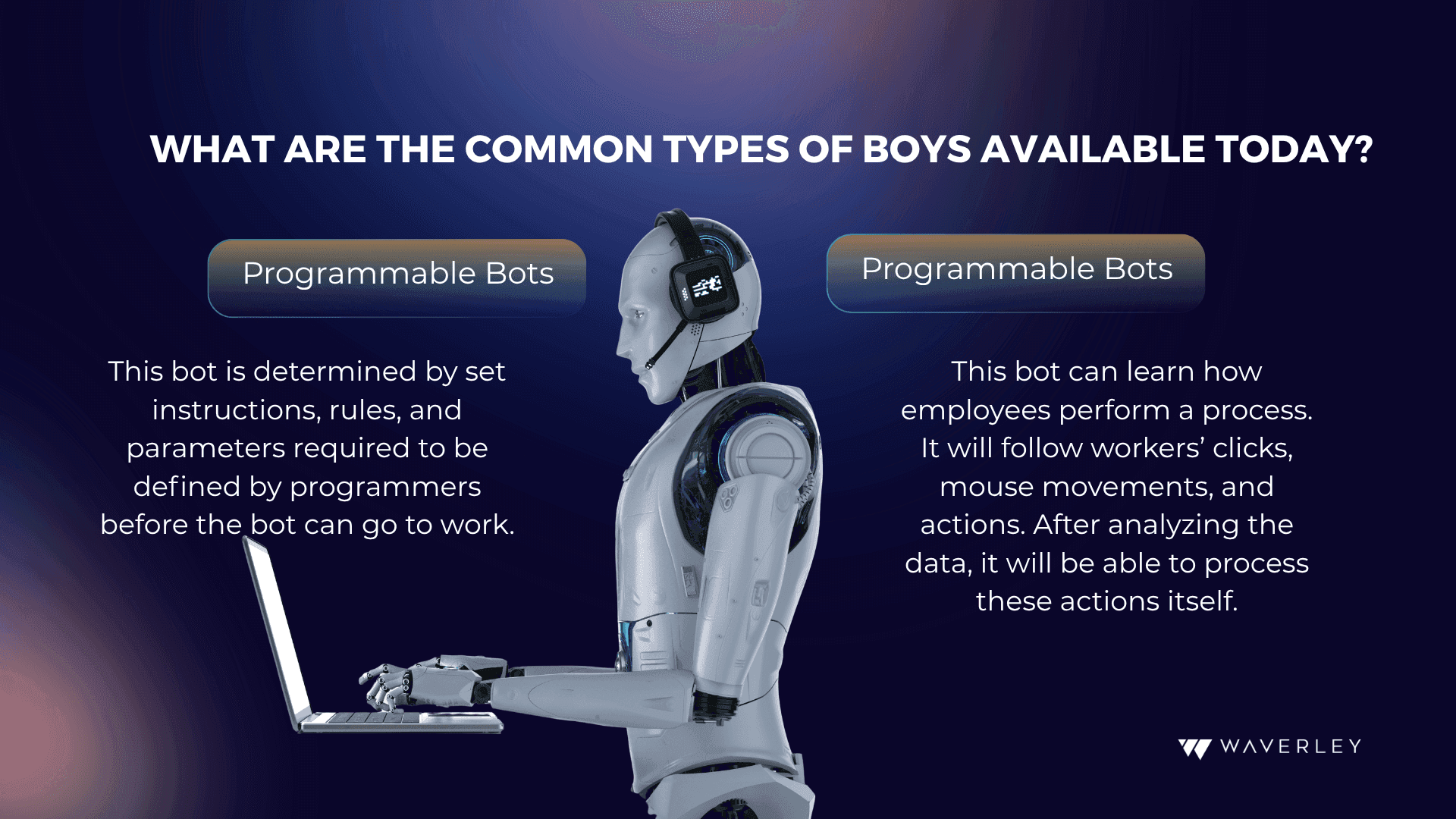 Common types of bots