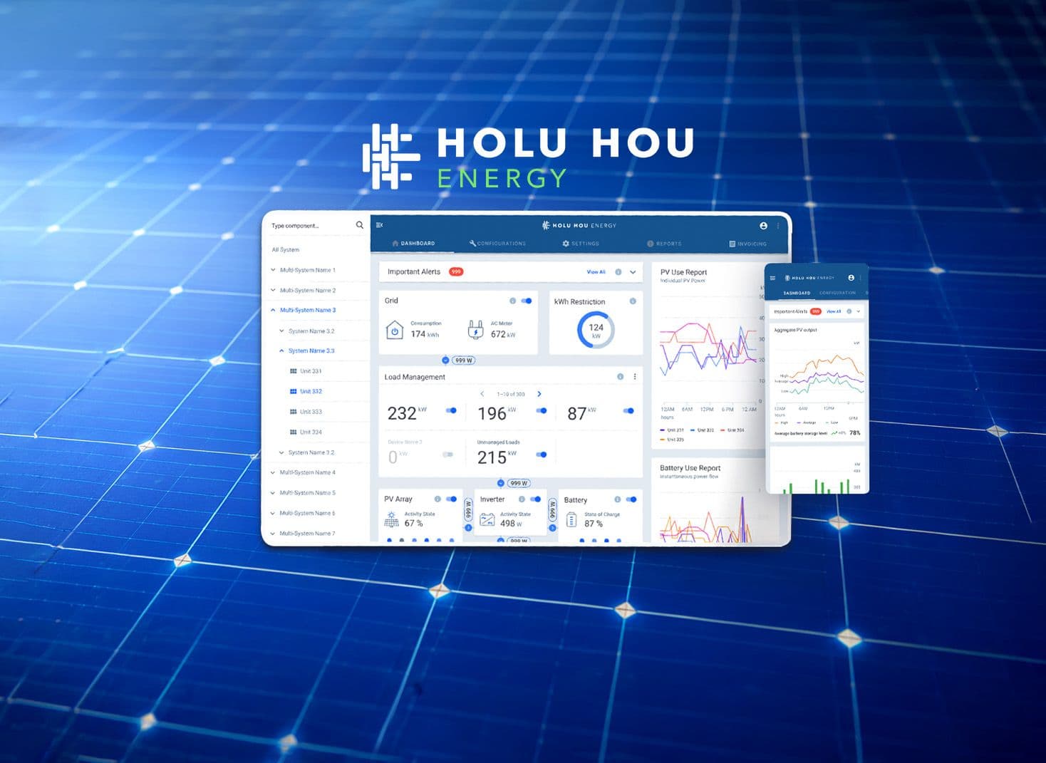 Holu Hou: A Control App for a Solar Power System