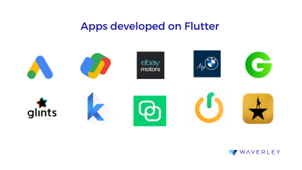 Apps developed on Flutter
