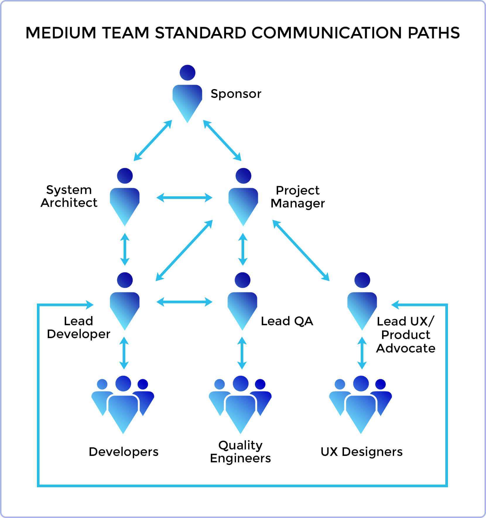 Mid-size project team structure