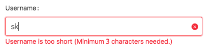 The mutation of the component state